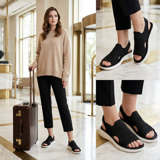 NAEL BERLIN | Anne™ Plateausandalen aus atmungsaktivem Material