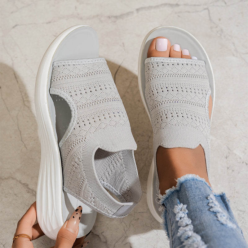 NAEL BERLIN | Anne™ Plateausandalen aus atmungsaktivem Material