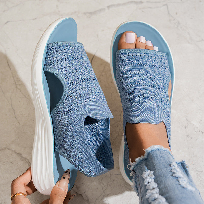 NAEL BERLIN | Anne™ Plateausandalen aus atmungsaktivem Material
