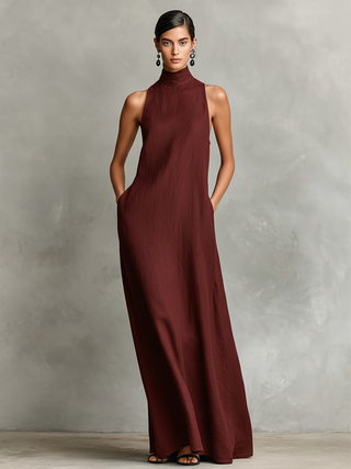 Caterina – Minimalistisches Maxikleid