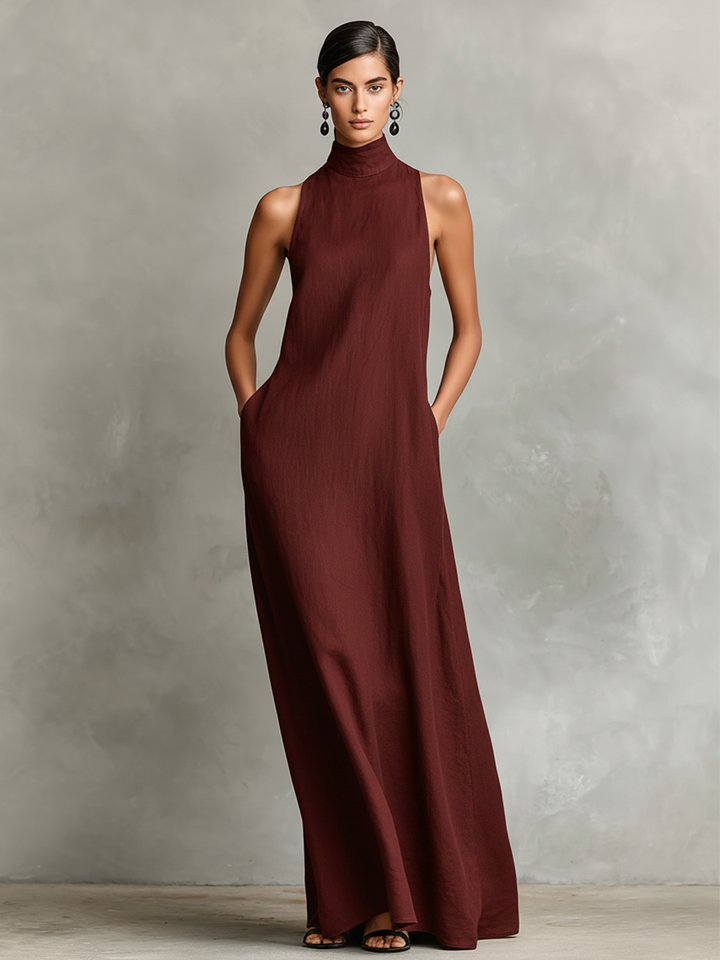 Caterina – Minimalistisches Maxikleid