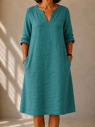 NAEL BERLIN | Fließendes Kleid mit geradem Schnitt Margot