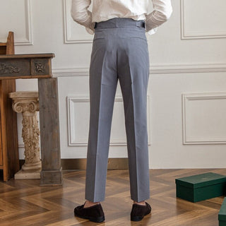 Nael Berlin | Ellis - Klassische Hose Mit Hoher Taille Und Schnallenverschluss Für Herren